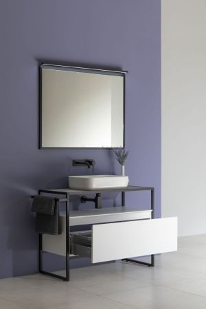 Тумба под раковину Allen Brau Priority 1.31003.WM 100х50 напольная цвет белый