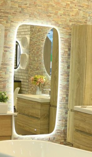 Зеркало с подсветкой Art&Max FORLI AM-For-700-1500-DS-F 70х150 подвесное - фото 3