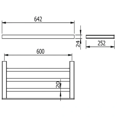 Полка Langberger LEDRO 11303A
