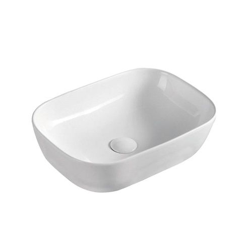Раковина из сантехнического фарфора WesnaArt Ocean 4020-OCE12 50х30 накладная цвет белый - фото 2