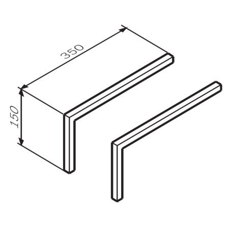 Ножки для тумбы Am.Pm Func M8FLEGS-C015GM