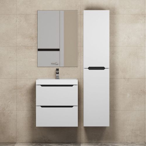 Тумба под раковину Uperwood Tanos 2191020002 50х50 подвесная цвет белый - фото 4