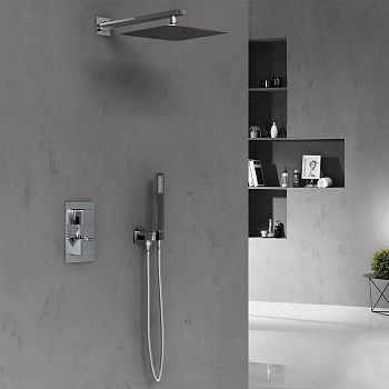 Душевая система Vincea VSFW-102TCH встраиваемая в стену цвет хром с термостатом
