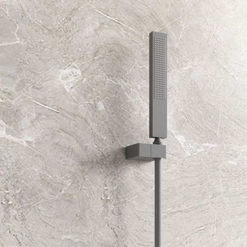 Душевая система Vincea VSFW-2F11TGM встраиваемая в стену цвет вороненая сталь с термостатом - фото 3