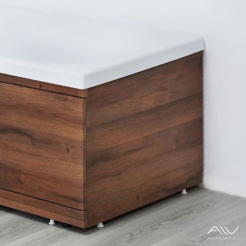 Экран под ванну Alavann Rita 75 см ALV0768003 торцевой МДФ коричневый - фото 3