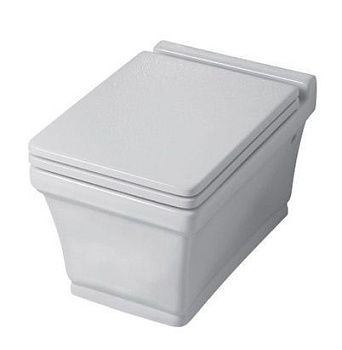 Чаша унитаза подвесная Disegno Ceramica Neo NE005SET01 цвет белый без сиденья безободковая