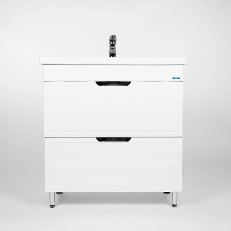 Тумба под раковину Viant Лима VLIM80CO-T2Y 80х40 напольная цвет белый
