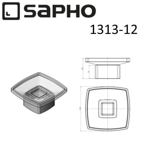 Мыльница Sapho EVEREST II 1313-32 - фото 3