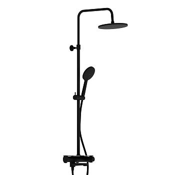 Душевая стойка Damixa Jupiter 977760300 настенная цвет черный