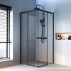 Душевой уголок Am.Pm X-Joy W94G-403-9090-BТ 90х90 стекло прозрачное профиль черный без поддона