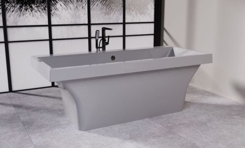 Ванна из литьевго мрамора Astra-Form Капри 01010034 180х80 отдельностоящая прямоугольная с ножками - фото 5
