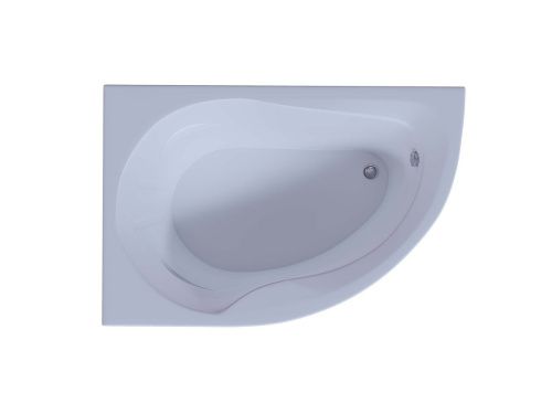 Ванна акриловая Aquatek Вирго VIR150-0000038 150х100 пристенная асимметричная с каркасом без ручек