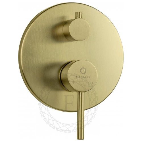 Душевая система Filarete FL1023MG встраиваемая в стену цвет золото - фото 4