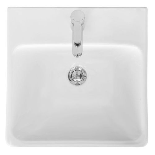 Раковина из сантехнического фарфора Santek Адриана WH501630 50х50 накладная цвет белый - фото 2