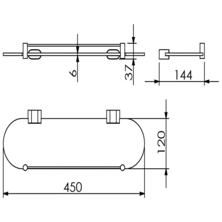 Полка Langberger LUGANO 24051G