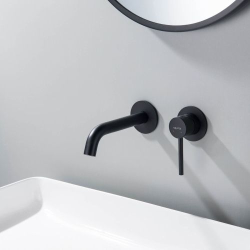 Смеситель Aquatek ЕВРОПА AQ1313MB встраиваемый в стену черный - фото 4