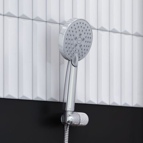 Душевая лейка Damixa Origin One 918100200 цвет хром/серый - фото 3