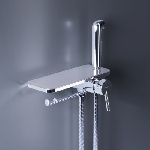 Гигиенический душ со смесителем Damixa Jupiter 773500001 хром - фото 4