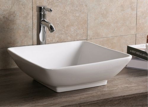 Раковина из сантехнического фарфора Cerutti SPA CR7034D 40х40 накладная цвет белый без отверстий под смеситель - фото 2