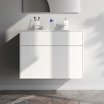 Тумба под раковину Am.Pm Inspire V2.0 M50AFHX0803WM 80х50 подвесная цвет белый