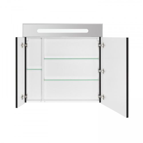 Зеркало-шкаф Roca Victoria Nord Black Edition ZRU9000100 80х80 подвесной - фото 2