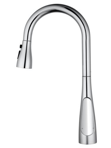 Смеситель для кухни Wonzon & Woghand WW-121E201B-CR на мойку хром - фото 3