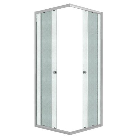 Душевой уголок Niagara Eco NG-1008-14QMT 80х80 стекло матовое профиль хром без поддона