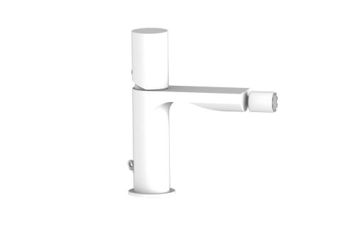 Смеситель AQG Tube 01TUB200BL на биде белый