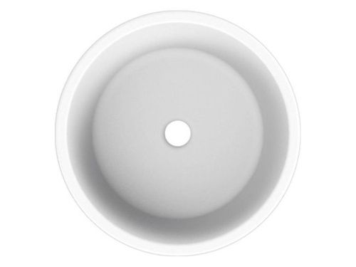 Раковина из сантехнического фаянса Scarabeo Bucket 8807 40х40 накладная цвет белый