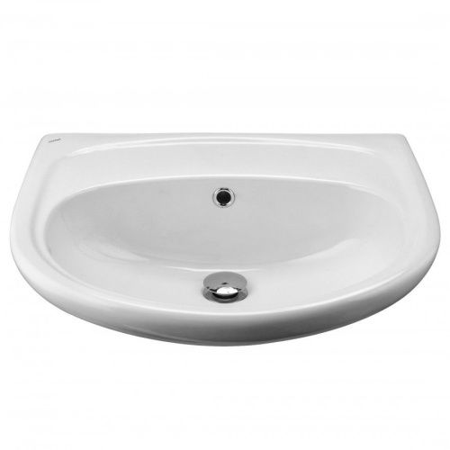 Раковина из сантехнического фарфора Santek Анимо 1WH110505 60х50 подвесная цвет белый - фото 2