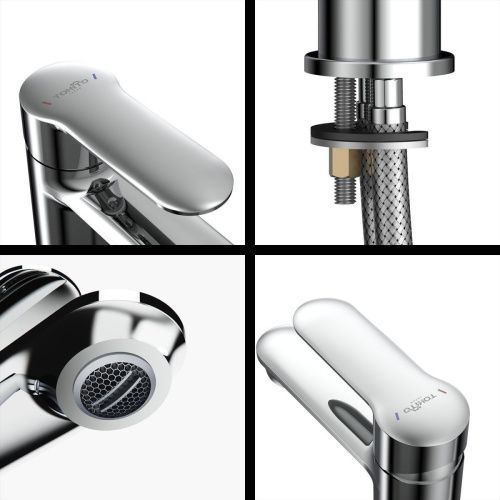 Смеситель Tokito KANDA TOK-KAN-1011 на раковину хром - фото 2