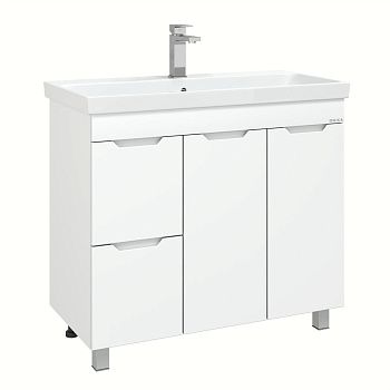 Тумба под раковину Onika Айленд 109030 90х40 напольная цвет белый