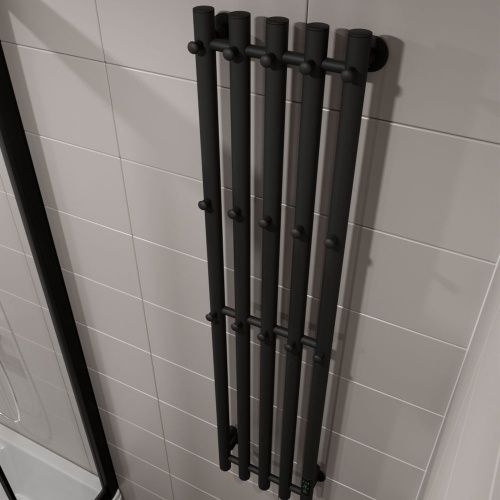 Полотенцесушитель электрический Altasan АргоЛюкс АргоЛюкс12027ЧМ 25х120 черный - фото 3