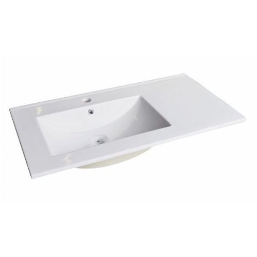 Тумба с раковиной Comforty Мальме 00-00004200CF 90х50 подвесная цвет серый - фото 3