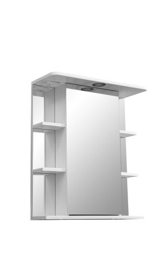 Зеркало-шкаф Stella Polar Концепт SP-00000050 60х70 подвесной цвет белый - фото 5