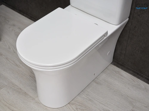 Унитаз напольный с бачком Gid Concavo Tn2126 (62246Y) белый с сиденьем микролифт безободковый - фото 5