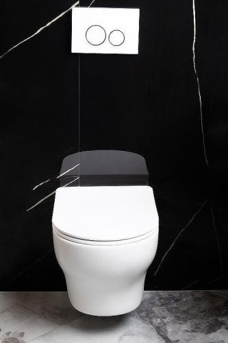 Унитаз подвесной Boheme Fiore 978-SET-MW цвет белый с сиденьем микролифт безободковый смыв торнадо - фото 3