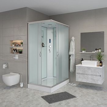 Душевая кабина Niagara Classic 431853QP 110х80 прямоугольная с крышей ориентация универсальная