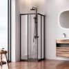 Душевой уголок Am.Pm Sunny W87G-403-8080-BT 80х80 стекло прозрачное профиль черный без поддона