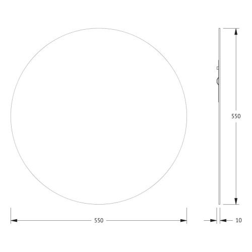 Зеркало Evoform Primary BY 0040 60х60 подвесное - фото 2