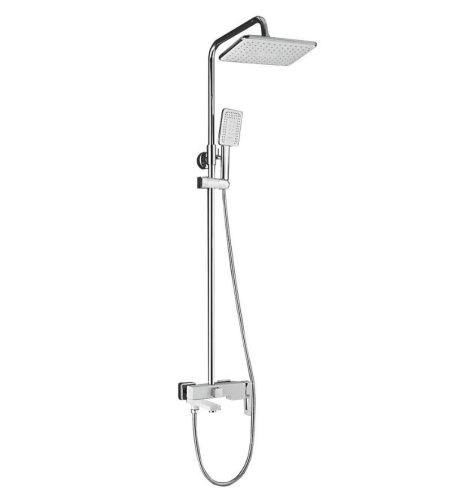 Душевая стойка Shevanik S9036F настенная цвет белый - фото 2