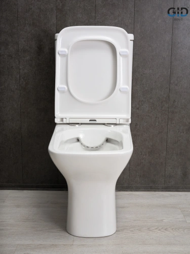 Унитаз напольный с бачком Gid Concavo Tn2125 (62245Y) белый с сиденьем микролифт безободковый - фото 4