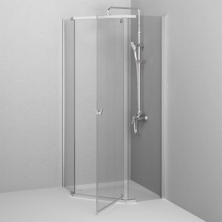 Душевой уголок Am.Pm Sunny W87G-405-9090-MT 90х90 стекло прозрачное профиль хром без поддона