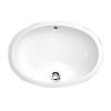 Раковина керамическая Devon Devon Over and under counter basins RALILY460 50 см встраиваемая цвет белый без отверстий под смеситель