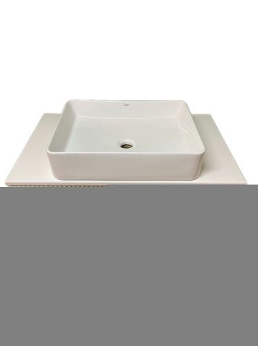 Тумба с раковиной Sintesi STL.W7815_SIN-LVB-APP-407 80х60 подвесная цвет белый - фото 4