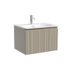 Тумба под раковину Sancos CODE CD60GP 60х50 подвесная цвет серый