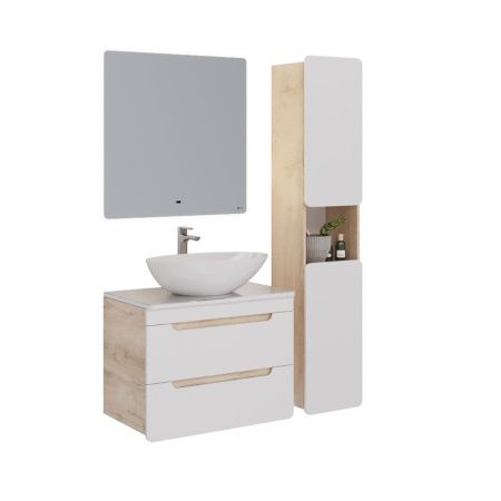 Тумба под раковину LeMark Olivia LM08OL80T 80х40 подвесная цвет белый