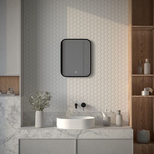 Зеркало с подсветкой Defesto AURA DF 2971S 40х50 подвесное - фото 4