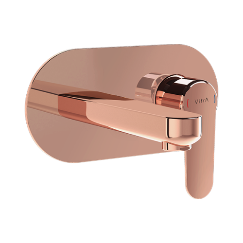 Смеситель для раковины Vitra Root Round A4272126EXP встраиваемый в стену медь