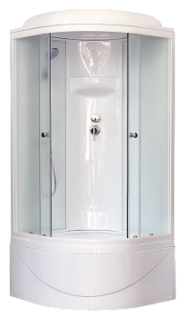 Душевая кабина Royal Bath ВК RB100BK6-WC 100х100 четверть круга с крышей